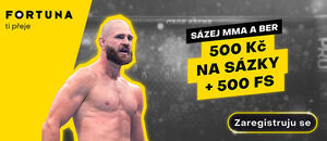 Vsaďte si na MMA s bonusem za registraci u Fortuny