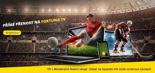 Sledujte přímé přenosy na Fortuna TV