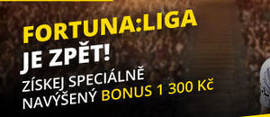 Získejte 1300 Kč z Fortuny pro nové hráče Získejte 1300 Kč z Fortuny pro nové hráče