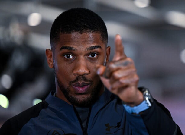 Boxer Anthony Joshua