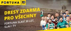Získej u Fortuny zdarma fotbalový dres kliknutím zde Získej u Fortuny zdarma fotbalový dres kliknutím zde
