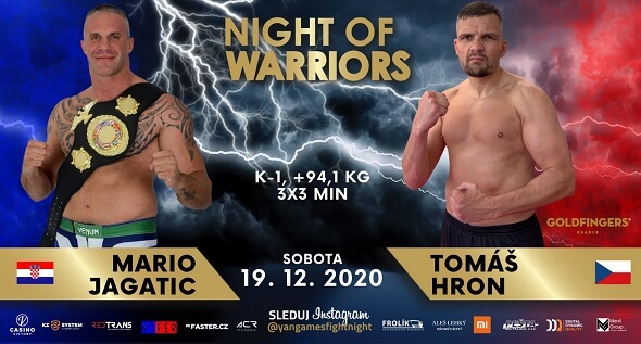 Tomáš Hron je největší hvězdou na Night of Warriors 16