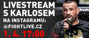 Livestream s Karlosem Vémolou v 17:00 Livestream s Karlosem Vémolou v 17:00