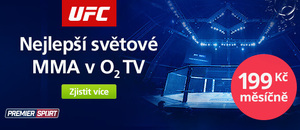 UFC je možné sledovat prostřednictvím O2 TV na Premier Sport UFC je možné sledovat prostřednictvím O2 TV na Premier Sport