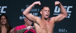 Nate Diaz na vážení UFC - Zdroj ČTK, AP, L.E. Baskow Nate Diaz na vážení UFC - Zdroj ČTK, AP, L.E. Baskow