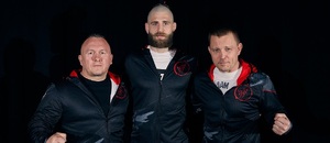 Jiří Procházka s trenéry Hovězákem a Karaivanovem, TZ Jiří Procházka, Radek Úlehla Jiří Procházka s trenéry Hovězákem a Karaivanovem, TZ Jiří Procházka, Radek Úlehla