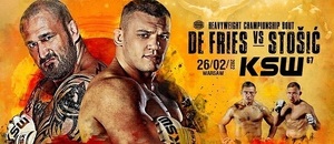 KSW 67 nabídne hlavní zápas De Fries vs. Stošič KSW 67 nabídne hlavní zápas De Fries vs. Stošič