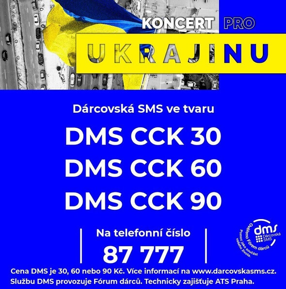 Koncert pro Ukrajinu sms