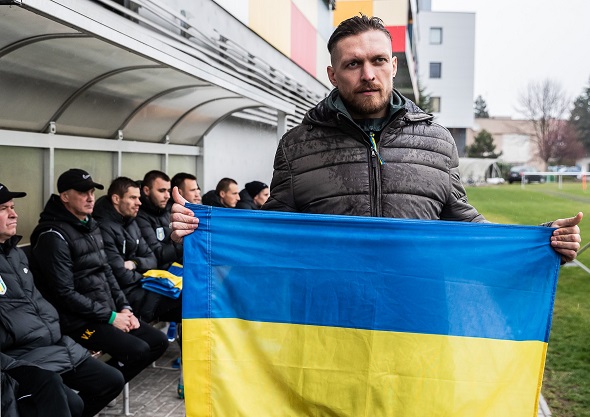 Oleksandr Usyk dělá své zemi obrovskou čest