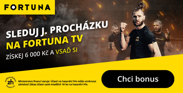 Jiří Procházka v zápase o titul UFC živě na Fortuna TV