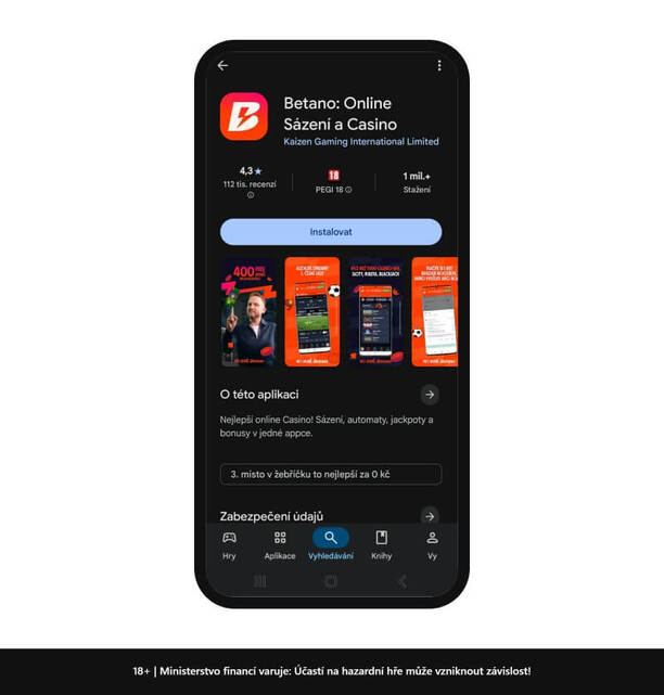 Betano na Google Play
