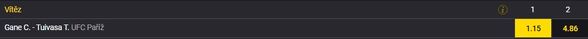 Ciryl Gane je v tomto utkání obrovským kurzovým favoritem