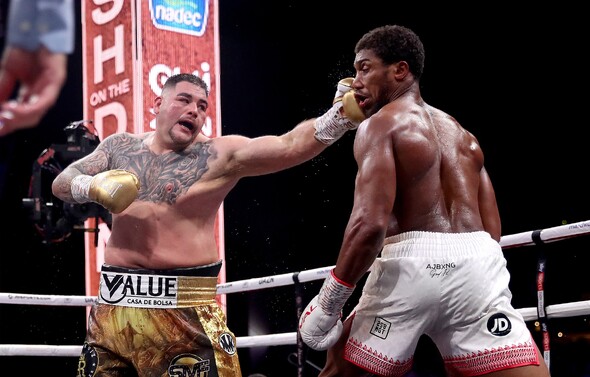 Andy Ruiz v zápase s Anthony Joshuou