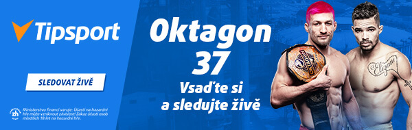 Sledujte Oktagon 37 živě na Tipsport TV