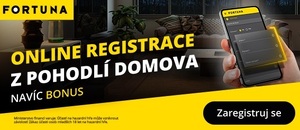 Registrujte se u Fortuny pohodlně online