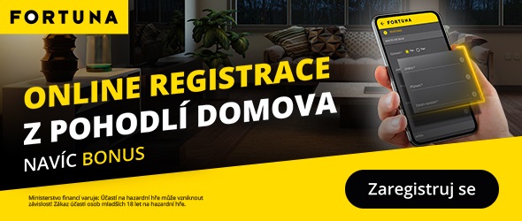 Registrujte se u Fortuny pohodlně online