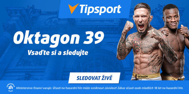 Sledujte Oktagon 39 na TV Tipsport