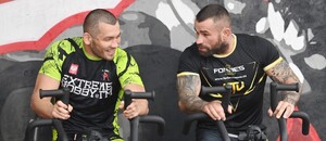 Mach Muradov a Karlos Vémola na společném tréninku Mach Muradov a Karlos Vémola na společném tréninku