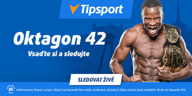 Sledujte Oktagon 42 živě na Tipsport TV