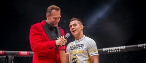 Le Sy a Ondřej Novotný v Oktagonu