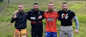 Slovenští borci při drilu v horách Slovenští borci při drilu v horách