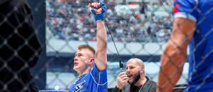 Leo Brichta při své premiéře v KSW Leo Brichta při své premiéře v KSW