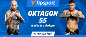 Sledujte Oktagon 55 živě na Tipsport TV