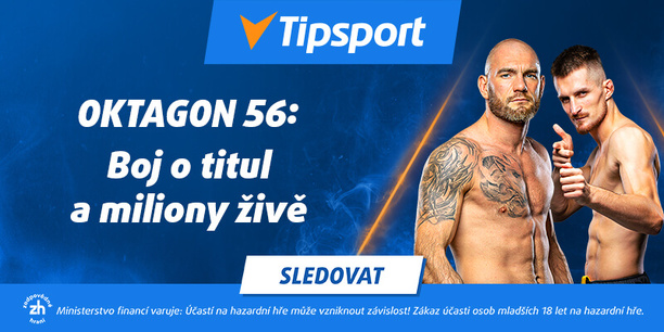 Sledujte Oktagon 56 na Tipsport TV