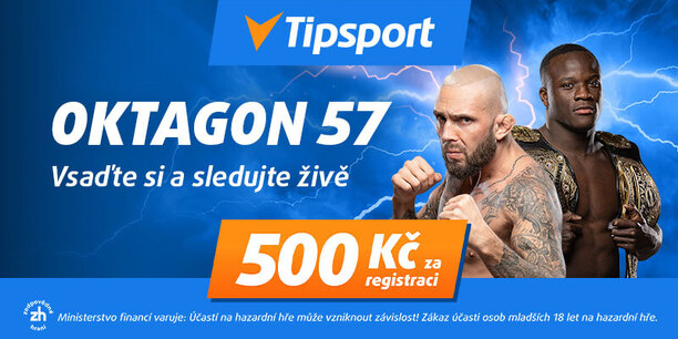 Sledujte Oktagon 57 na Tipsport TV