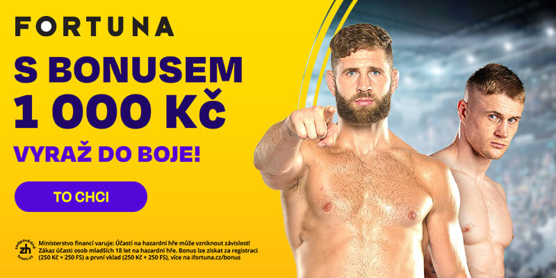 Vsaďte si u&nbsp;Fortuny s&nbsp;bonusem za registraci