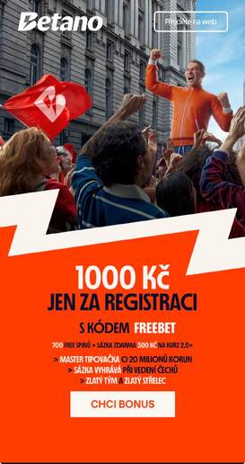 Registrace u Betana