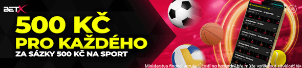 Bonus za sázky na sport BetX