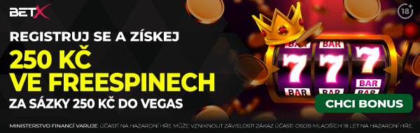 Registrační bonus od BetX