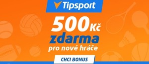Berte skvělý registrační bonus u Tipsportu