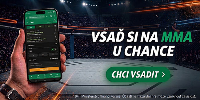 Vsaď si na MMA zápasy u Chance Vsaď si na MMA zápasy u Chance