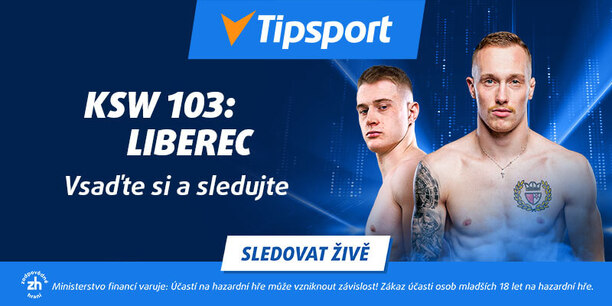 Sledujte KSW 103 v Liberci živě online na TV Tipsport