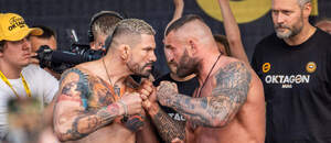 Staredown mezi Attilou Véghem a Karlosem Vémolou