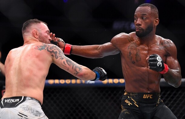 Leon Edwards v zápase s Colbym Covingtonem
