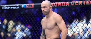 Alexander Volkanovski v boji Alexander Volkanovski v boji