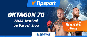 Sledujte Oktagon 70 živě na Tipsport TV Sledujte Oktagon 70 živě na Tipsport TV