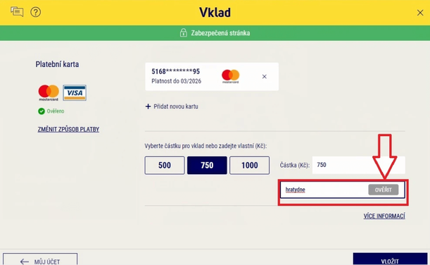 Sazkabet promo kód