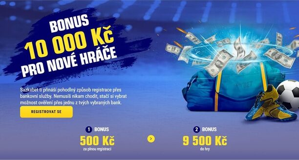 Sazkabet vstupní bonus