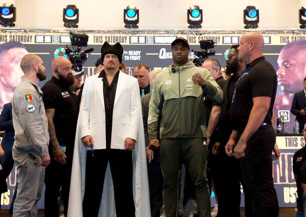 Oleksandr Usyk a Daniel Dubois