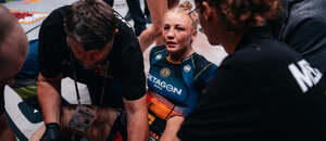 Cecilie Bolander po zápase s Lucií Szabovou