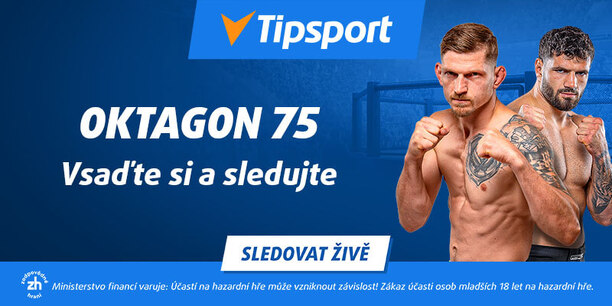 Sledujte OKTAGON 75 živě na Tipsport TV