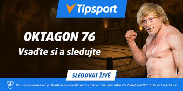 Sledujte turnaj OKTAGON 76 živě na Tipsport TV