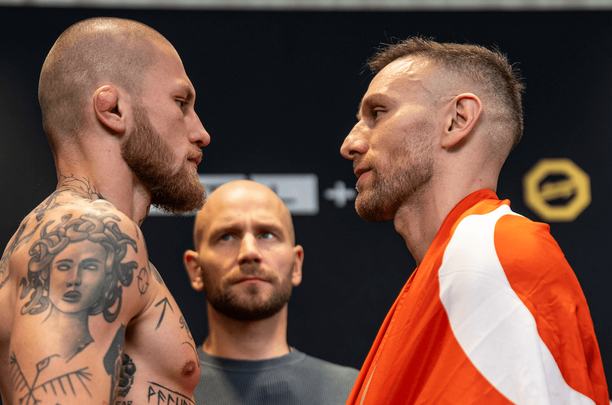 Dominik Humburger se utká s Kerimem Engizekem v hlavním zápase turnaje OKTAGON 77