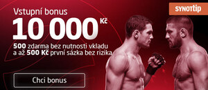 Zkuste sázení u SynotTipu se štědrými bonusy do začátku