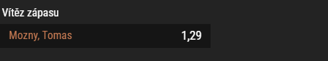 Podívejte se na sázkový tip k zápasu Tomáš Možný a Simon Mendes
