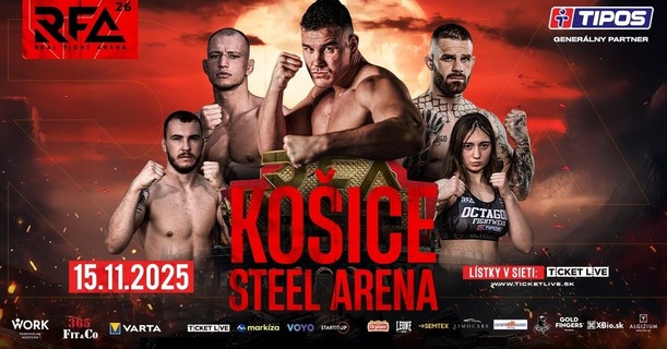 Turnaj RFA 26 nabídne řadu zajímavých zápasů v čele s titulovým soubojem Tomáše Možného